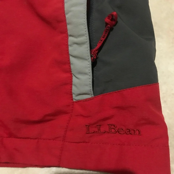L.L. Bean Kids Red Gray 3 in 1 Classic Jacket - Picture 8 of 15